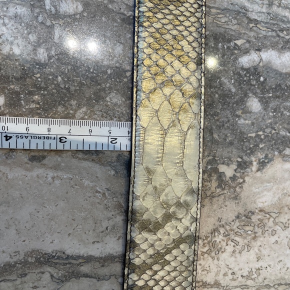 FERRAGAMO SNAKE SKIN BELT - Picture 6 of 7